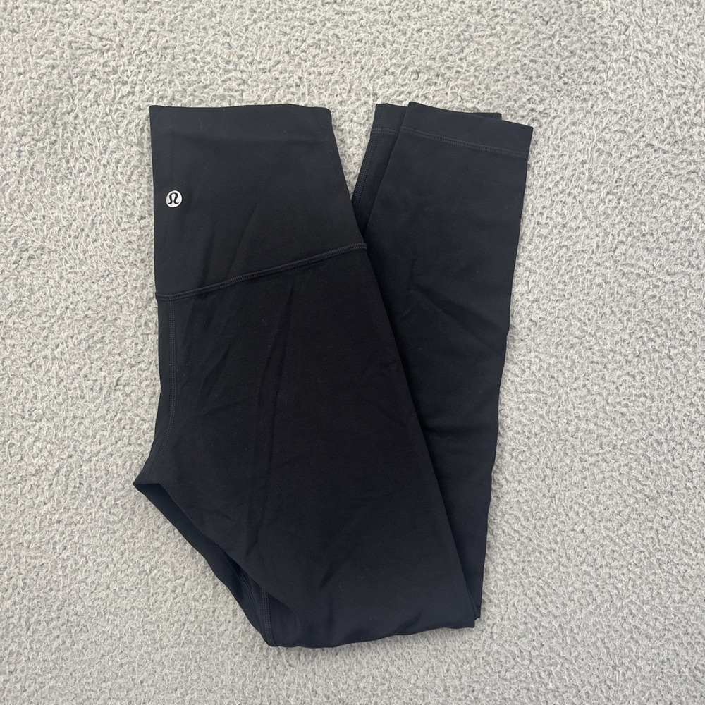 Lululemon Align High Rise Leggings Black Athletic Athleisure Women's 4 x 25